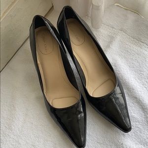 Calvin Klein Black Patent Leather Heels